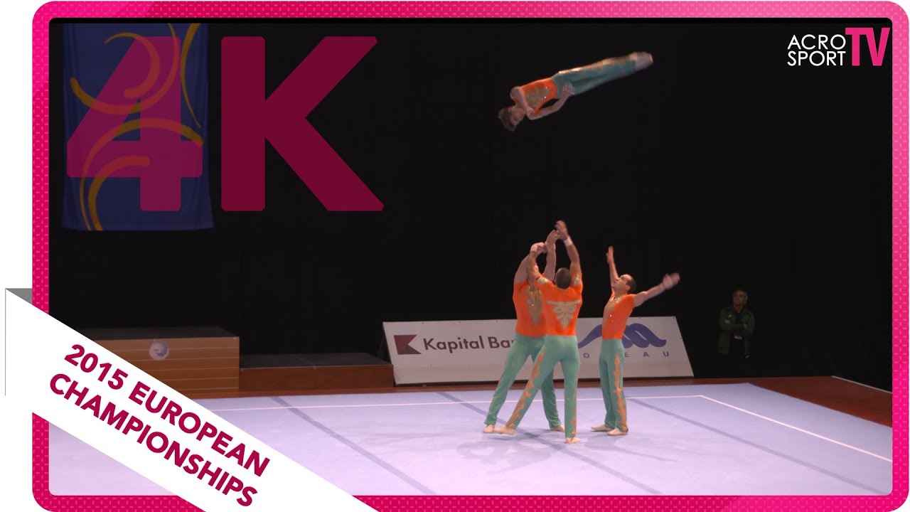 Andreev, Borisov, Parvanov, Dimitrov - Bulgaria - Senior dynamic final - European Championship 2015