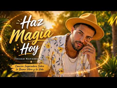 Haz Magia Hoy ✨ | Thiago Navarro Music | Canción Inspiradora Sobre la Buena Vibra y la Vida