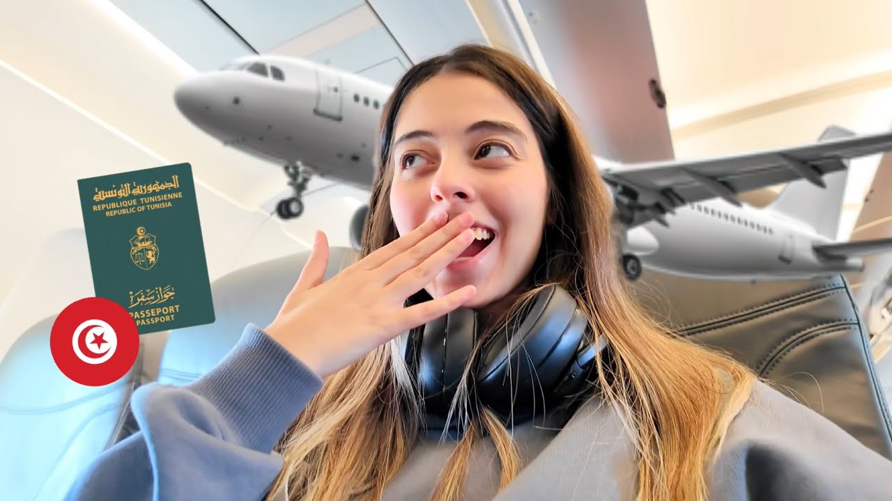 فاجأت بابا في عيد ميلادو ✈️🇹🇳