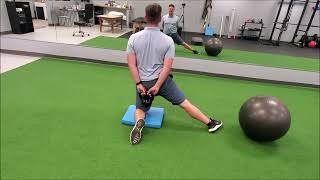 Half Kneeling Prisoner Hip Hinge