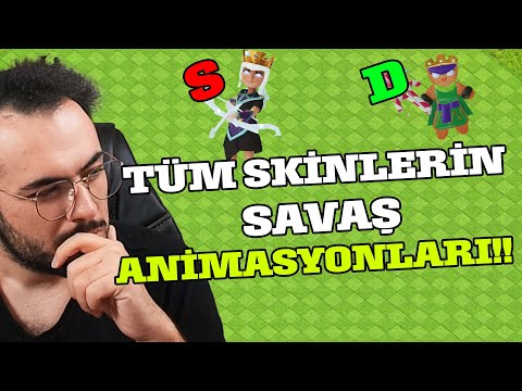 BU VİDEOYU İZLEMEDEN KRALİÇEYE SKİN ALMA!! (GÜNCEL TÜM SKİNLER) (TİERLİST) (CLASH OF CLANS)