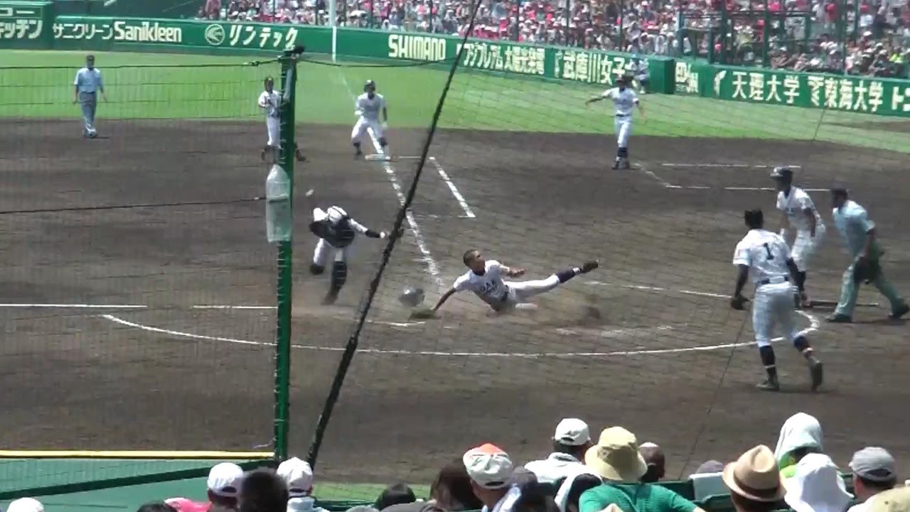 2013 夏の高校野球 大垣日大－有田工 ４回裏＆５回裏 得点シーン