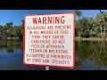 Abandoned Florida and Alligator Infested Campground at Pioneer Park of Zolfo Springs