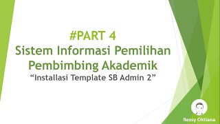 #4 - SIPPA - Installasi Template SB Admin 2
