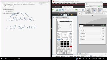 Multiplying a univariate polynomial by a monomial with a negative coefficient