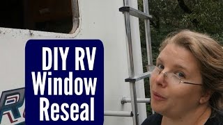 DIY RV Window Reseal [1999 32' Tiffin Allegro]