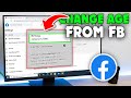 How to Change Age Facebook [PC] Edit My Birthdate on Facebook