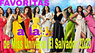 Favoritas a Miss Universo El Salvador 2023/ Magaly Febles toma franquicia Miss Universo El Salvador