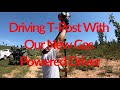 Driving T-Post With Our New Gas Powered Driver