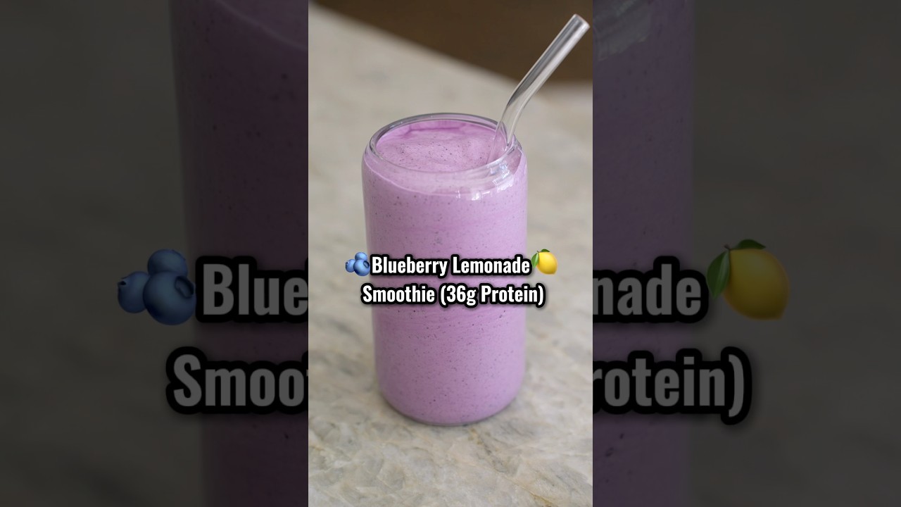 Blueberry Lemonade Smoothie (36g Protein)