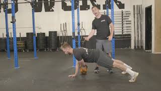 Push Up Plank KB Pullthrough
