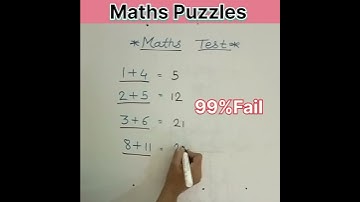 Maths Puzzles||Puzzle Games #viralvideo #shortsfeed #treanding #puzzle #mathpuzzle #mathsquiz