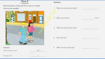 Luyện nghe tiếng anh luyện nghe starter 7 test 2 có đáp án Trim