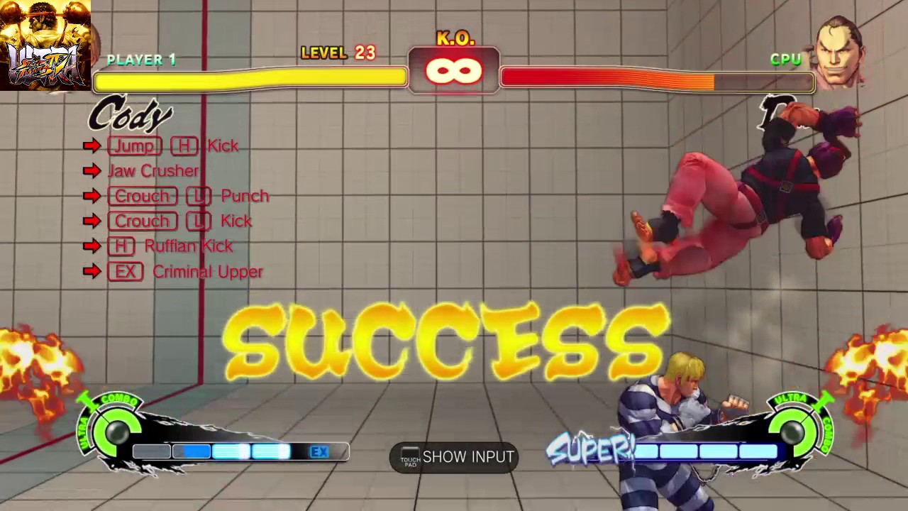 Ultra Street Fighter IV Cody Trial 23 YouTube