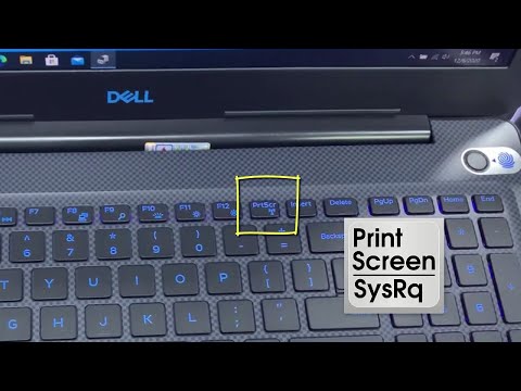 How to take a screenshot on Dell laptop