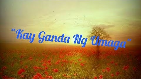 Kay Ganda Ng Umaga - (Boy Baldomaro "Kasama Natin Ang Diyos" Album)