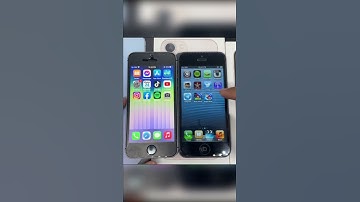 iOS 6 vs iOS 15.4.1 - SPEED TEST 🔥 #Shorts