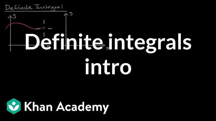 Definite integrals intro | Accumulation and Riemann sums | AP Calculus AB | Khan Academy
