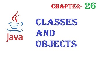 Classes and Objects in Java - Java tutorial - w3Schools -  Chapter   26   English