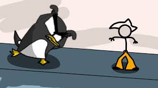 fancy pants vs angry penguin enemy boss ART