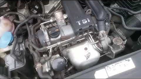 Volkswagen Golf TSI Chassis and Engine number location.