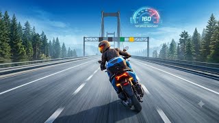 Extreme Night Highway Speed Test! - Racing Fever Moto screenshot 4