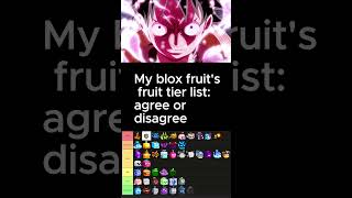 PickleSON blox fruit fruit tier maker list #bloxfruits #pigskin #tierlist