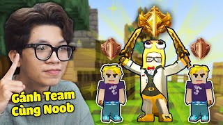 KHANGG GÁNH TEAM CÙNG 2 NGƯỜI LẠ MAY MẮN PHÁ GIƯỜNG SIÊU NHANH *BLOCKMAN GO BEDWARS