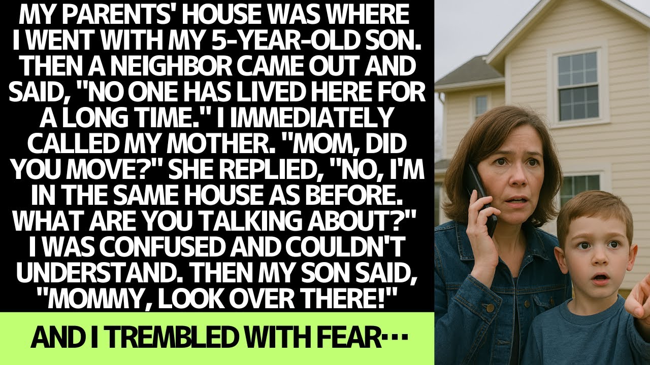 My parents' house was empty, but my mother insisted she was still living there.