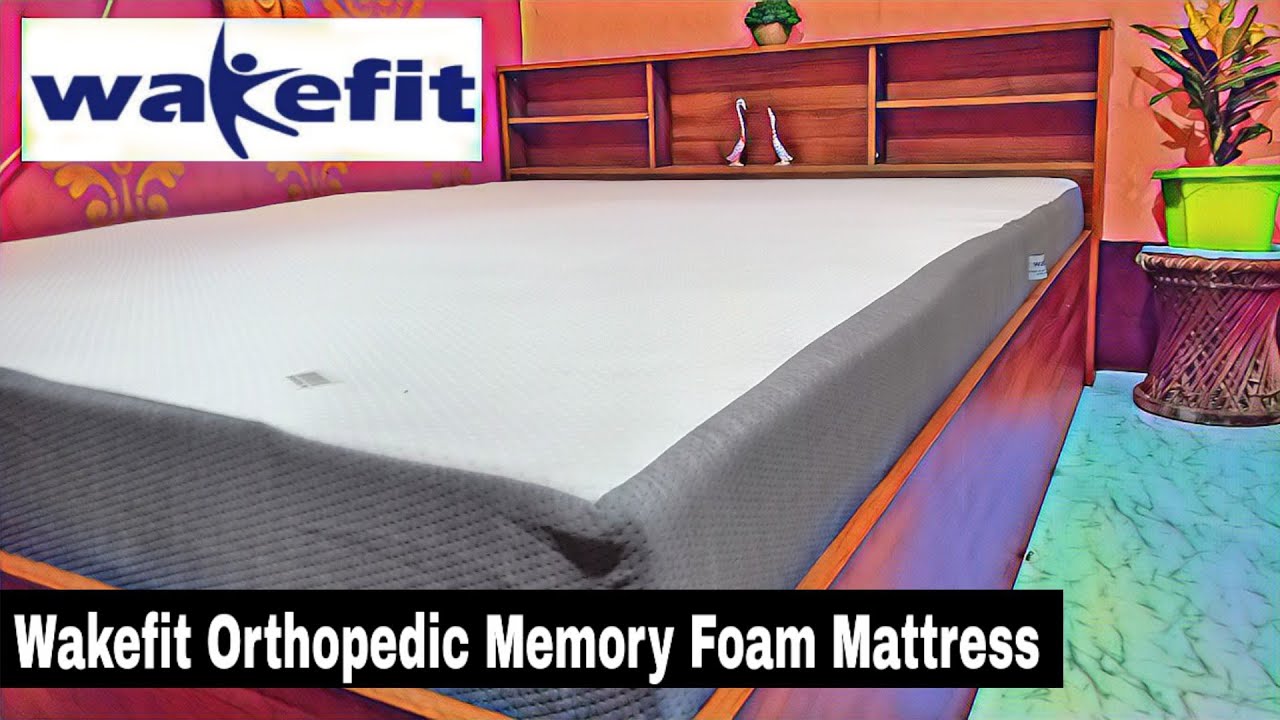 Wakefit Orthopedic Memory Foam Mattress Unboxing and review YouTube