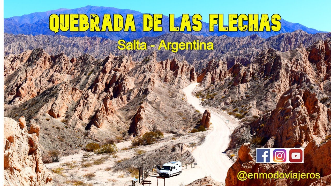 Ruta 40 Cafayate 🇦🇷 | La increíble Quebrada de las Flechas — paisajes que parecen de otro planeta