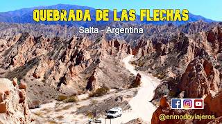 Ruta 40 Cafayate 🇦🇷 | La increíble Quebrada de las Flechas — paisajes que parecen de otro planeta
