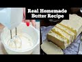 Homemade Butter in 10 Minutes | How To Make Butter At Home