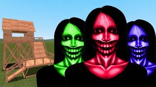 Kuchisake Onna Vs Towers In Garry's Mod