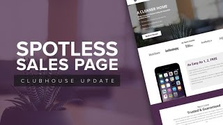 OptimizePress Club: Spotless - Sales Page Template