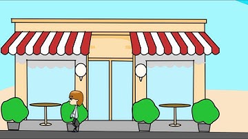 Animasi 2D membuang sampah pada tempatnya