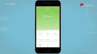 Feelfit App Usage - Powermax Smart Body Composition Analyzer BCA-130 Bluetooth Weight Scale screenshot 1