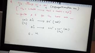 Equivalent M Of Cl2 In Reaction With Cold Dilute Naoh