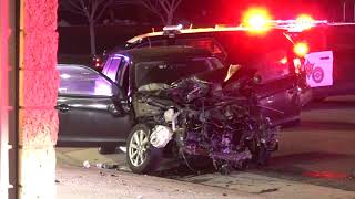 Pursuit Termination Crash Leaves An Innocent Victim Trapped In Their Car