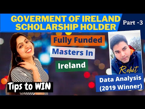 Fully Funded Scholarship Ireland |GOI-IES| Data Analysis| Government of Ireland Scholar- 2019|Part-3