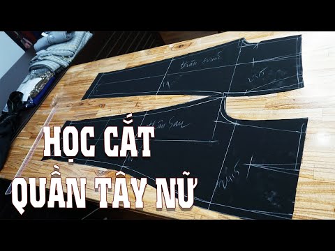 HƯỚNG DẪN CẮT QUẦN TÂY NỮ - HỌC CẮT MAY - MON AMIE VESTON