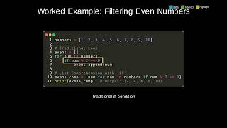 List Comprehensions with a Condition in Python