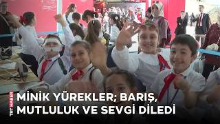 Çocuklar 23 Nisan heyecanını TRT Haber ile paylaştı