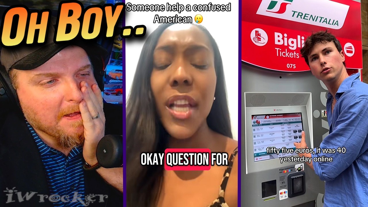 Americans Absolutely Bewildered in Europe for 17 minutes straight