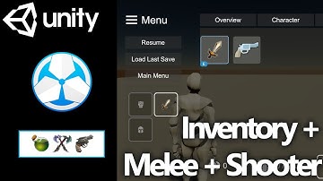 Unity Game Creator Tutorial - Inventory + Melee + Shooter