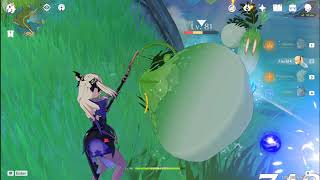 Genshin impact : Ningguang Charge attack bug