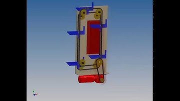 inventor chain animation - upwards