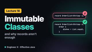 Immutable Classes in Java: 5 Rules, the Real Cost, and Why Records Leak | Effective Java L18