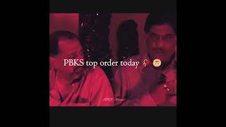 PBKS batters today 😂😂 rcb vs pbks #ytshorts #viratkohli #rcb #shorts