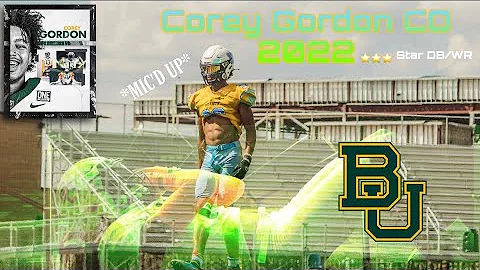 Football MICD UP! |3 STAR    BAYLOR COMMIT!| COREY...